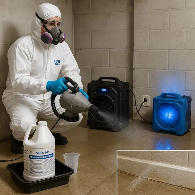 Sanitization and Odor Removal process in Chesapeake Ranch Estates, MD