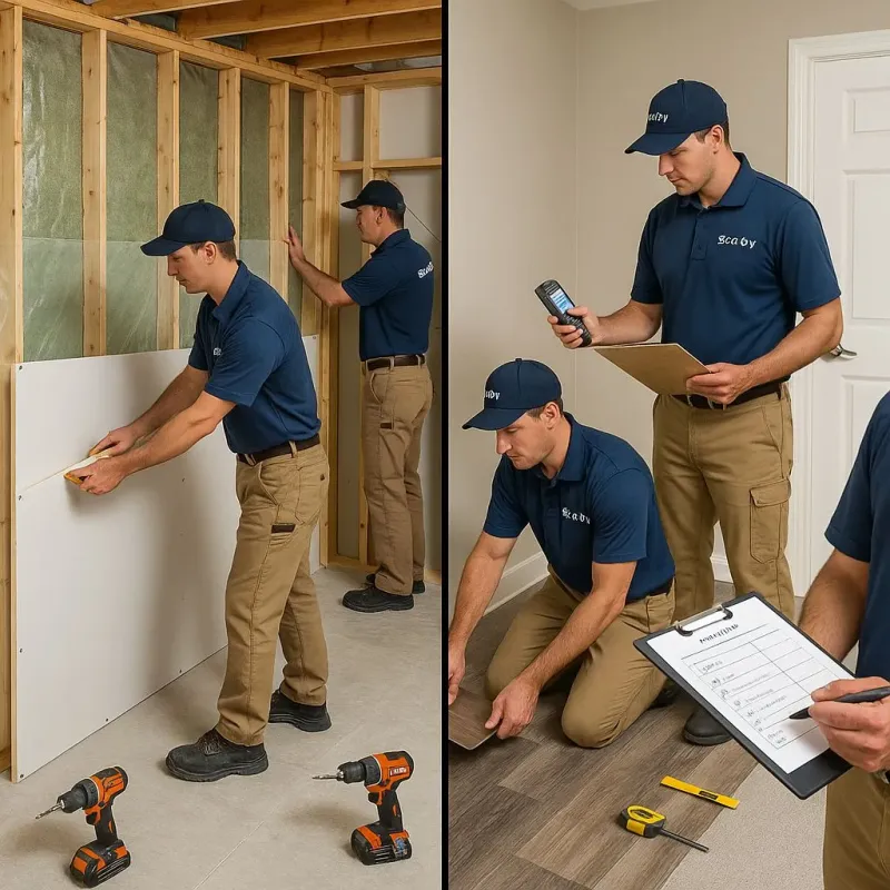Repairs and Reconstruction process in Chesapeake Ranch Estates, MD